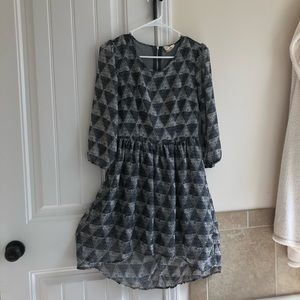 Chiffon mini dress